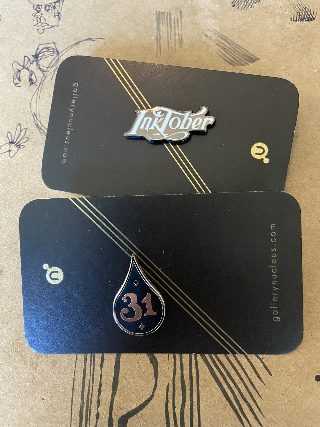Inktober pins